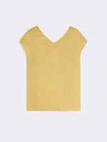 max mara ramie canvas blouse for women