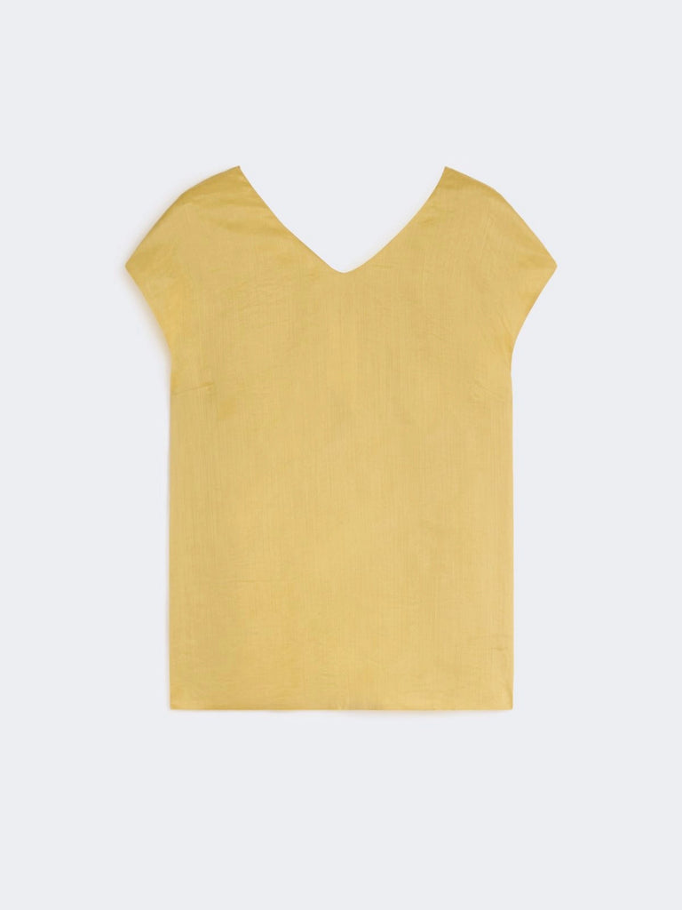 max mara ramie canvas blouse