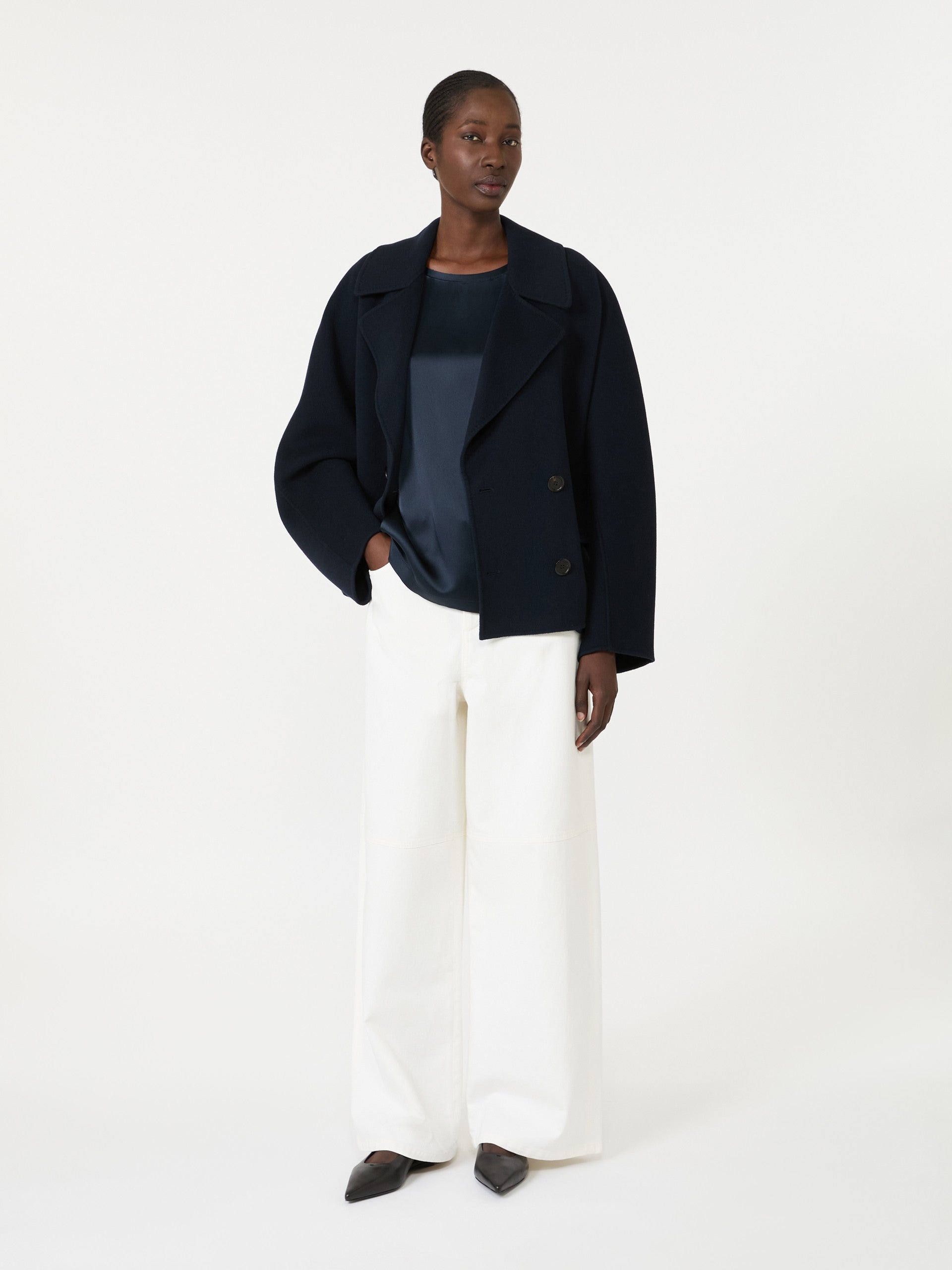 max mara viscose satin blouse for women