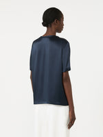 max mara viscose satin blouse for women