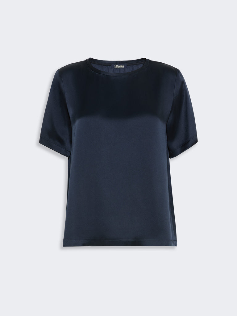 max mara viscose satin blouse
