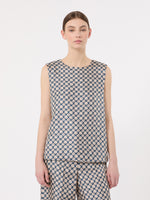 max mara printed silk top for women