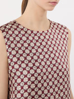 max mara printed silk top for women