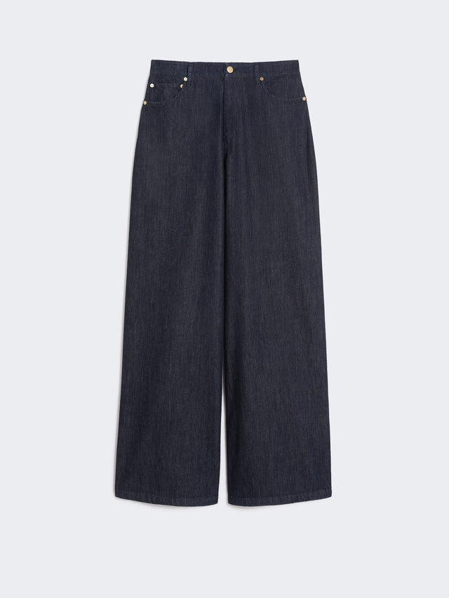 max mara straight-fit cotton denim jeans for women