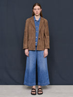 max mara cotton and linen denim jeans for women