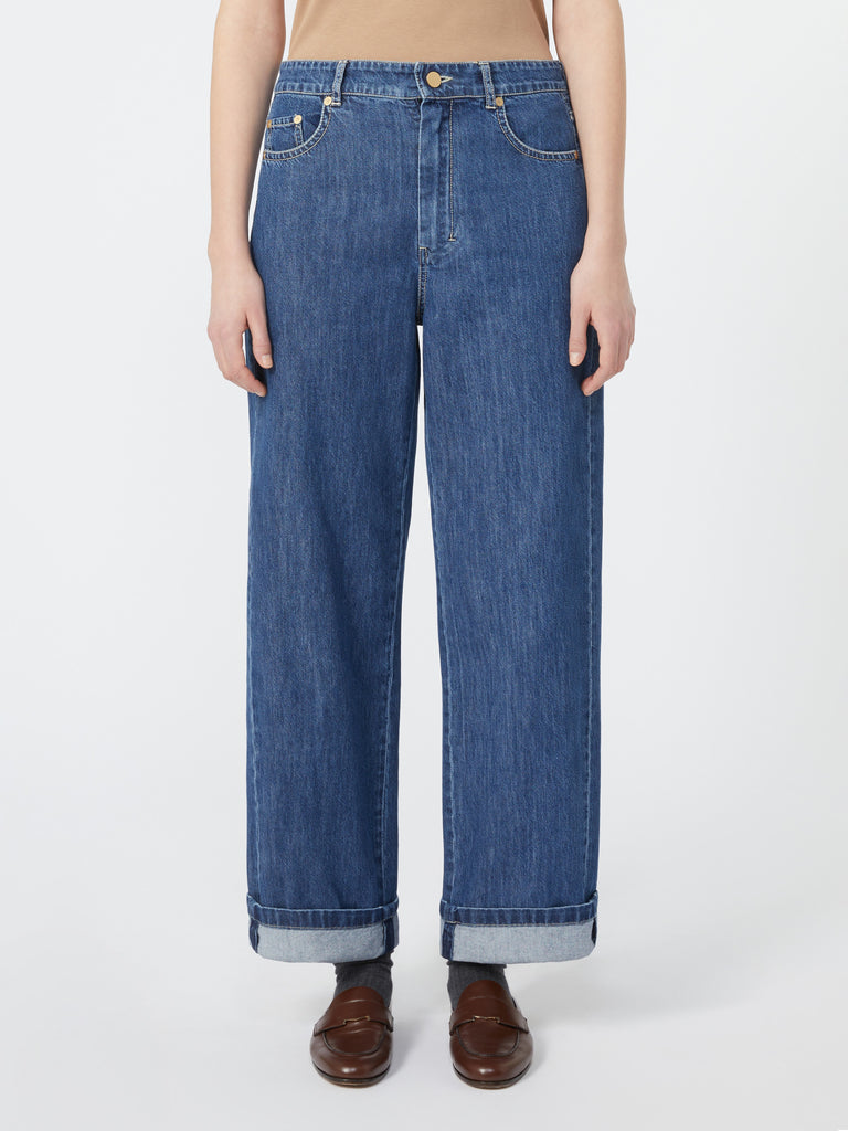 max mara wide-fit denim jeans