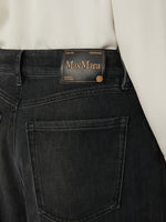 Denim turn-up jeans