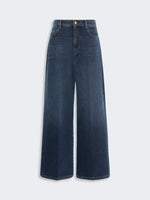 max mara wide, cotton denim jeans for women