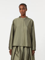 max mara silk-blend organza shirt for women