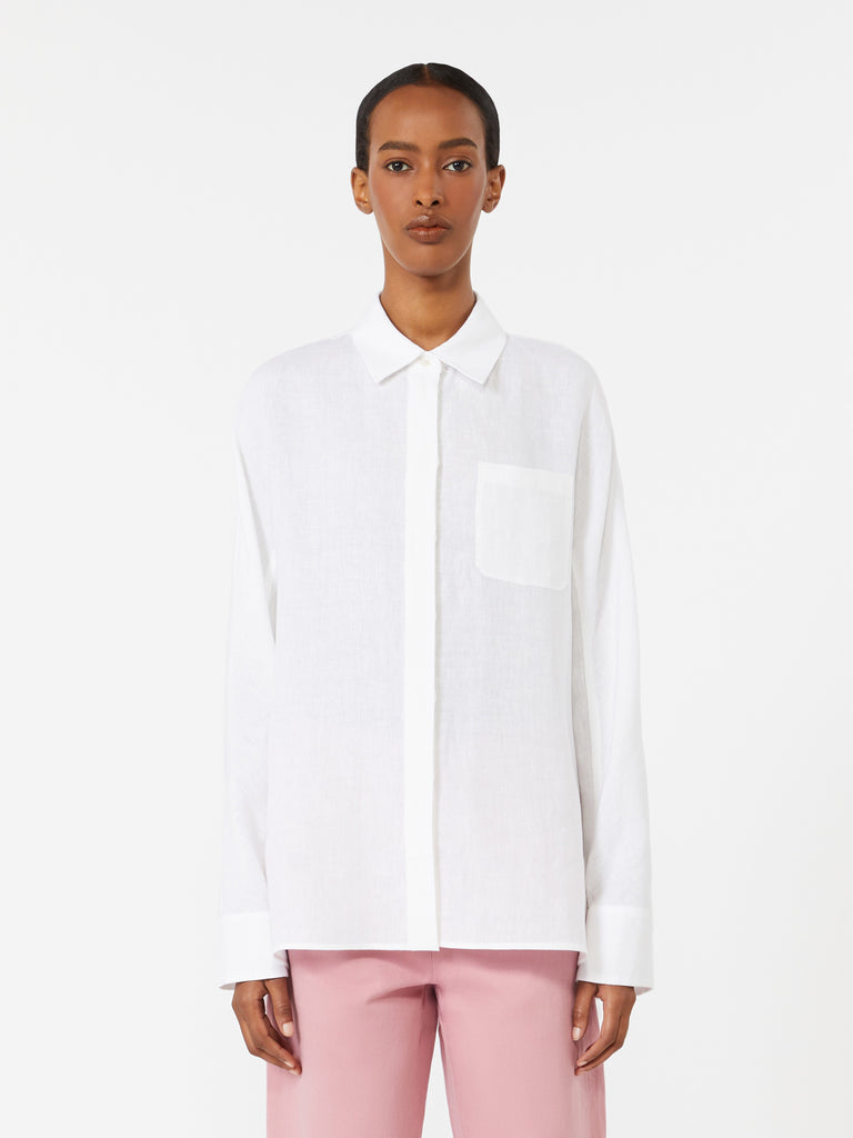 max mara linen canvas shirt