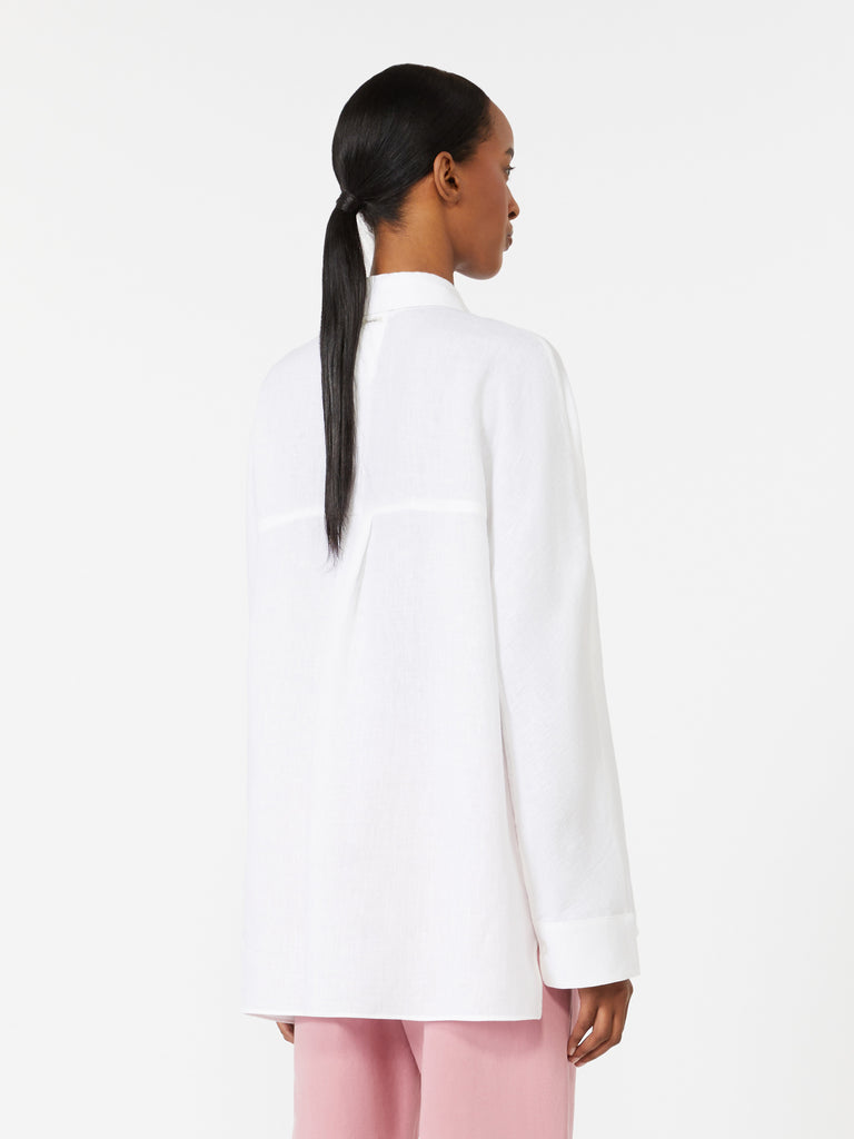 max mara linen canvas shirt