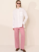 max mara linen canvas shirt for women