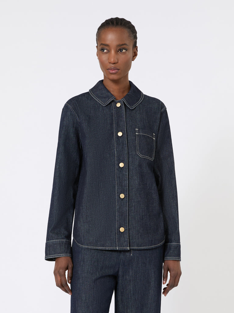 Cotton denim shirt