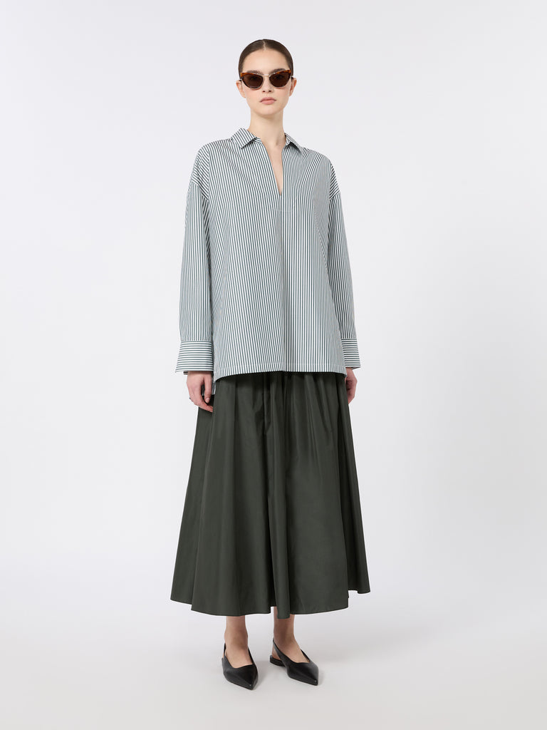 max mara cotton poplin blouse