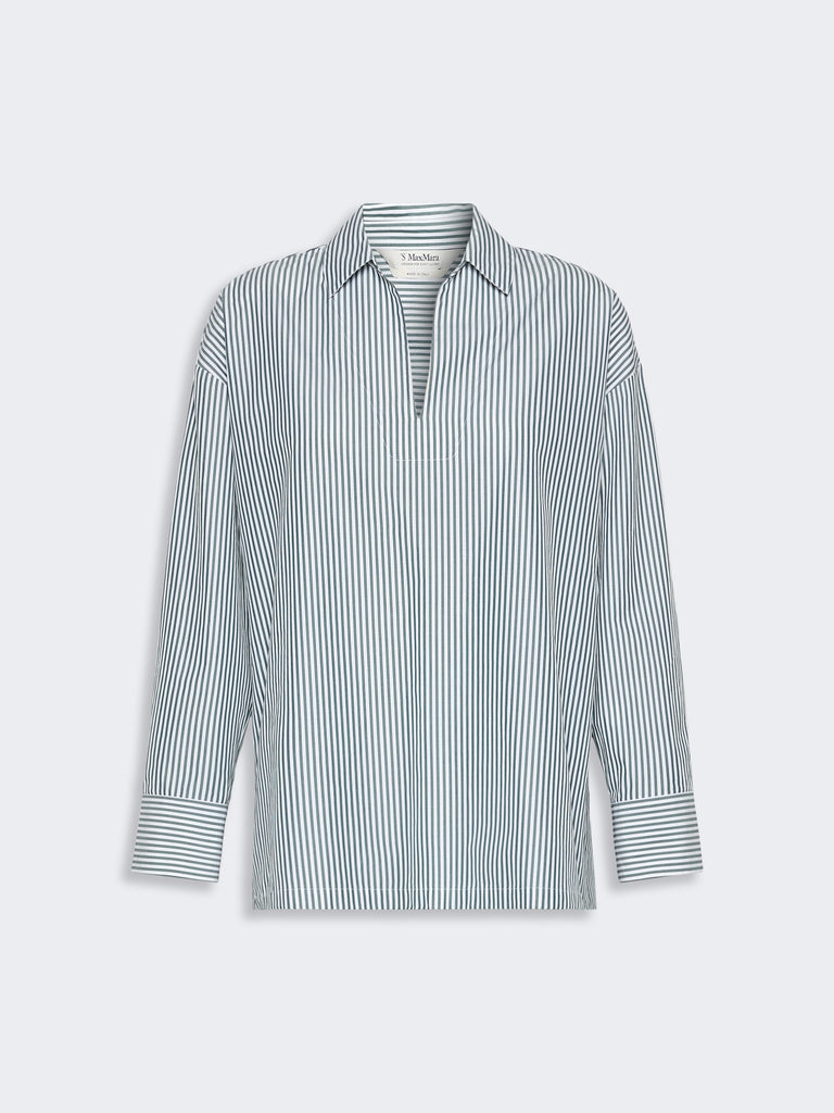 max mara cotton poplin blouse