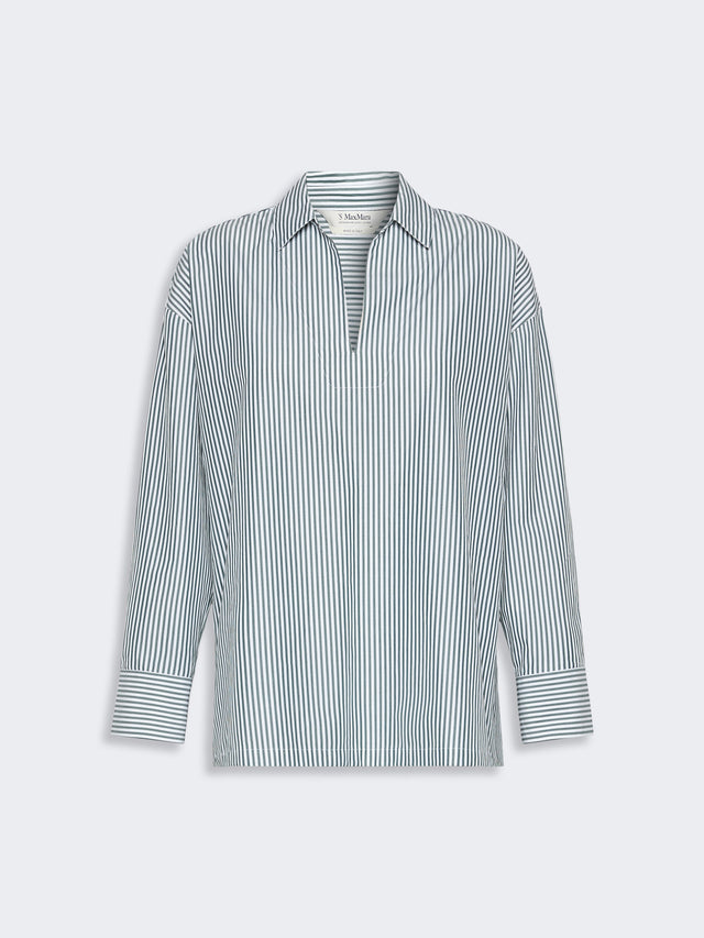 max mara cotton poplin blouse for women
