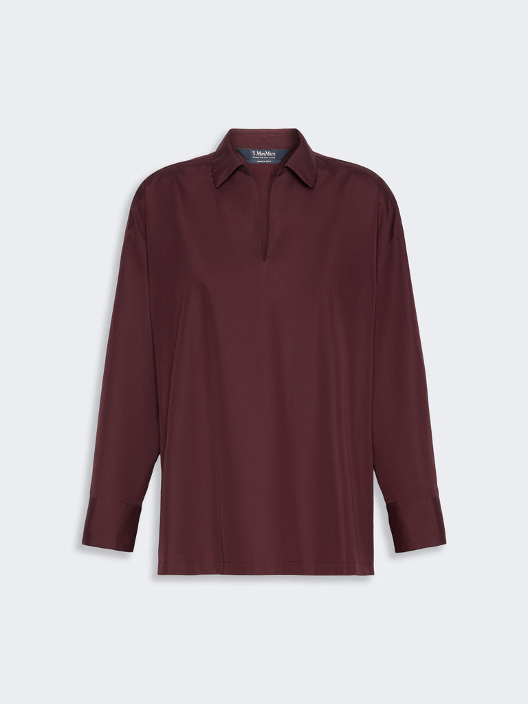 max mara cotton poplin blouse