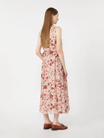 max mara printed ramie canvas dress for women