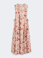 max mara printed ramie canvas dress for women