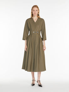 Cotton shirt dress