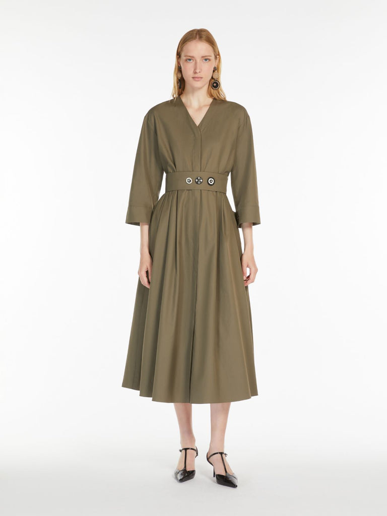 Cotton shirt dress