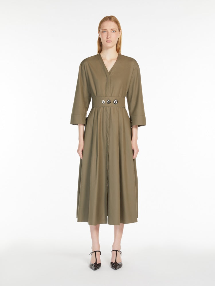 Cotton shirt dress