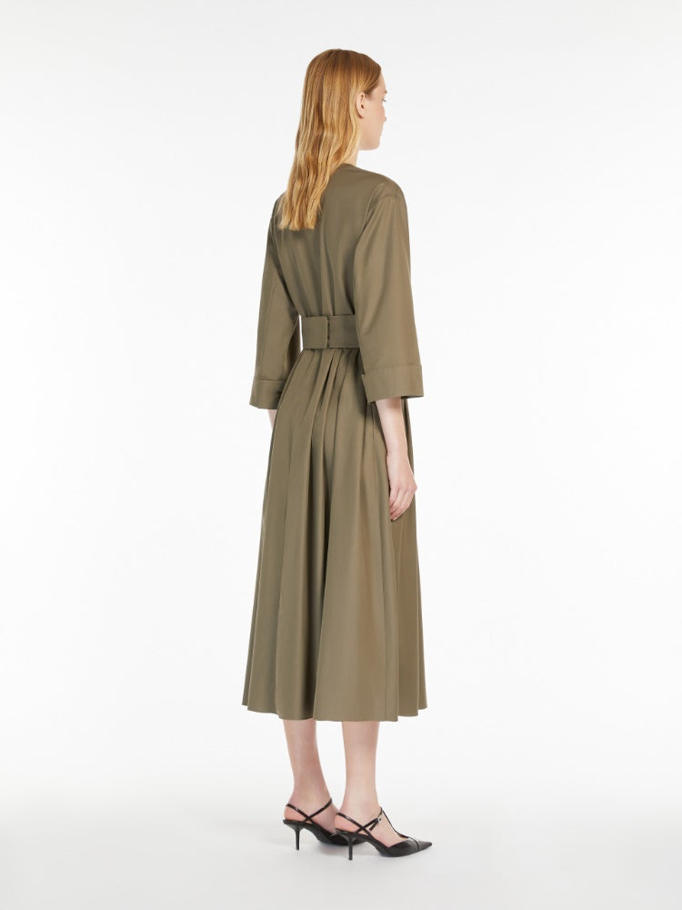 Cotton shirt dress