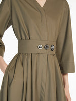 Cotton shirt dress