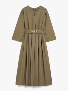 Cotton shirt dress