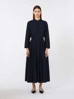 max mara long cotton voile dress for women