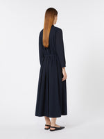 max mara long cotton voile dress for women