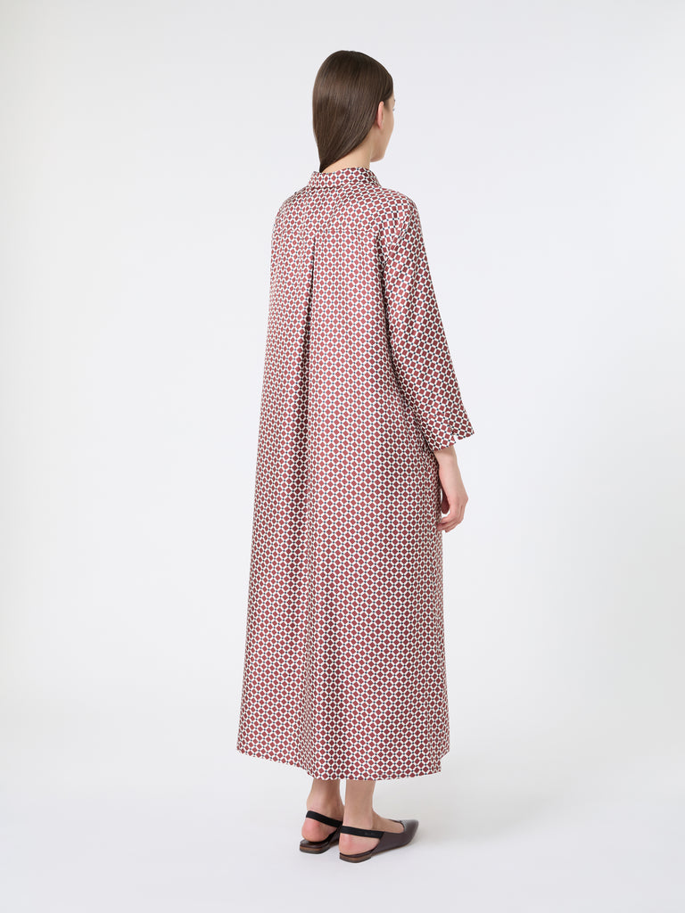 max mara printed silk dress