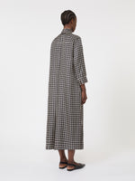 Printed Silk Dress for Women - Black - Max Mara UAE