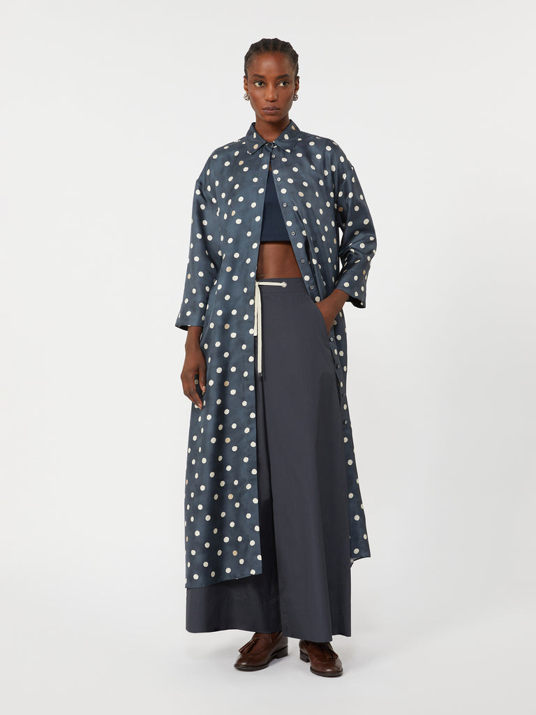 max mara printed silk twill dress