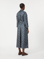 max mara printed silk twill dress for women