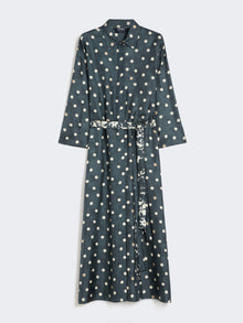 max mara printed silk twill dress for women