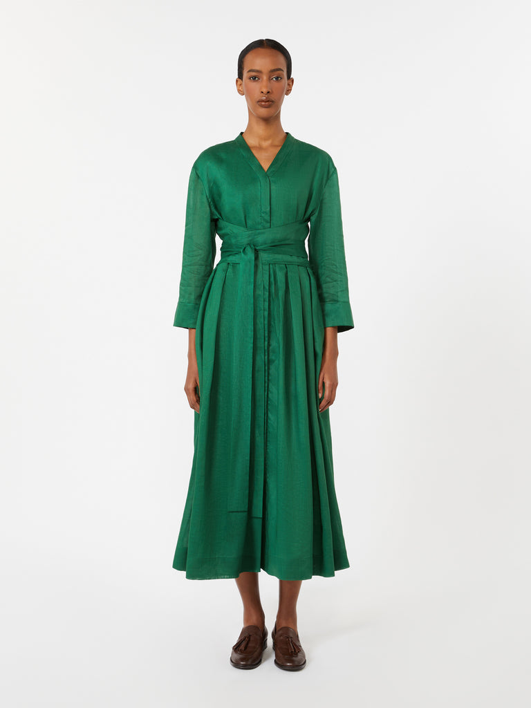 max mara ramie canvas dress for women