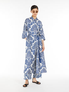 max mara printed silk shirt dress for women