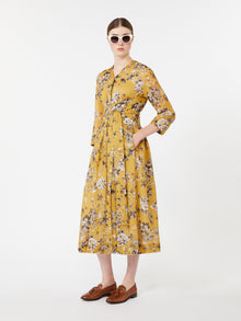 max mara printed ramie dress for women