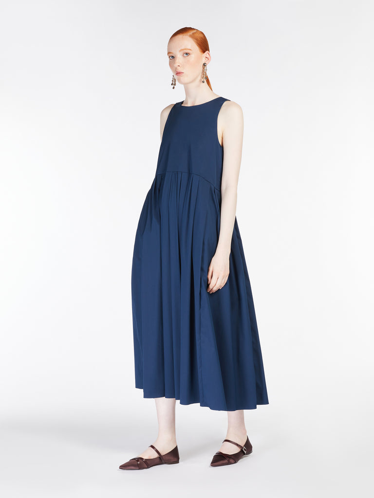 max mara sleeveless poplin dress