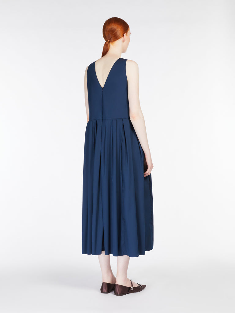 max mara sleeveless poplin dress