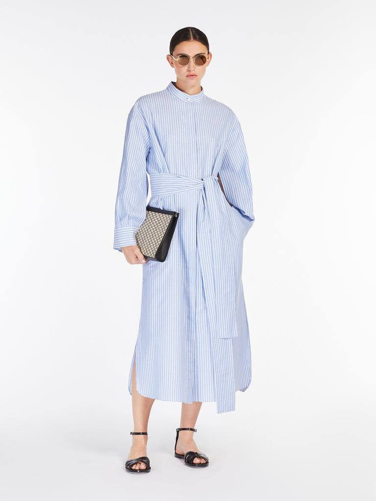 max mara cotton oxford cloth shirt dress