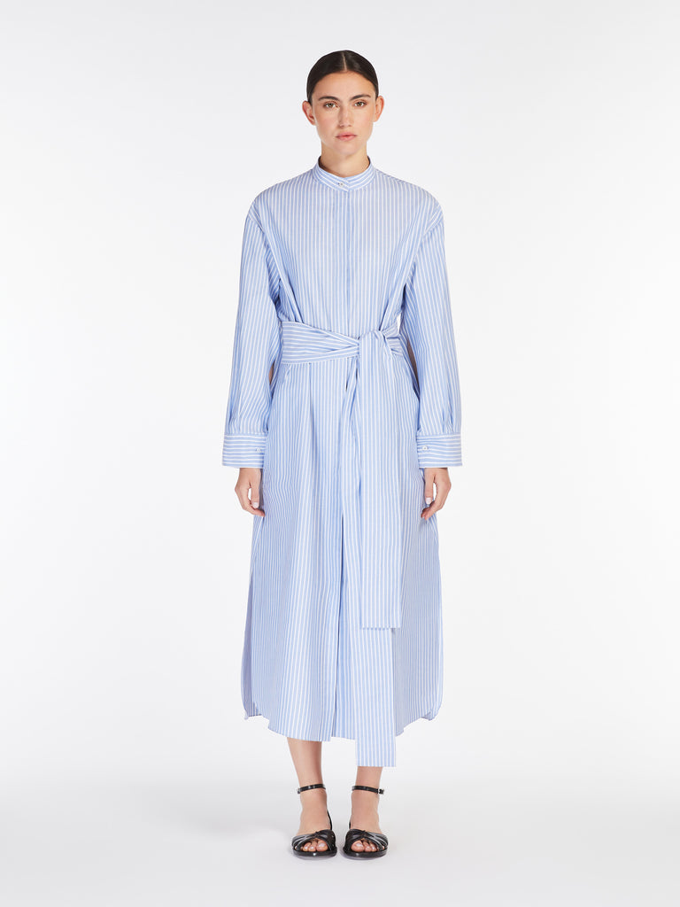 max mara cotton oxford cloth shirt dress