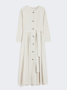Cotton Poplin Dress for Women - Ice - Max Mara UAE