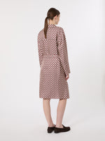 max mara printed silk midi shirt dress for women