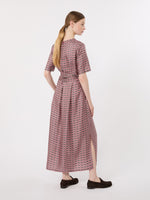 max mara printed silk twill dress for women