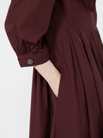 max mara shirt dress in cotton poplin for women