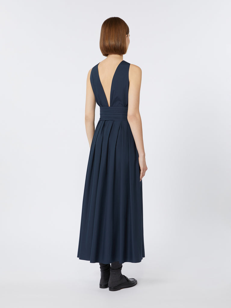 max mara sleeveless washed cotton dress