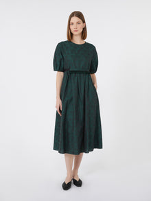 Jacquard Cotton Dress for Women - Green - Max Mara UAE