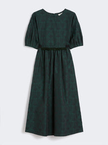 Jacquard Cotton Dress for Women - Green - Max Mara UAE